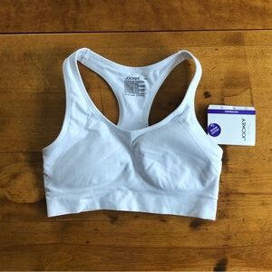Jockey Women's Classic White Sports Bra